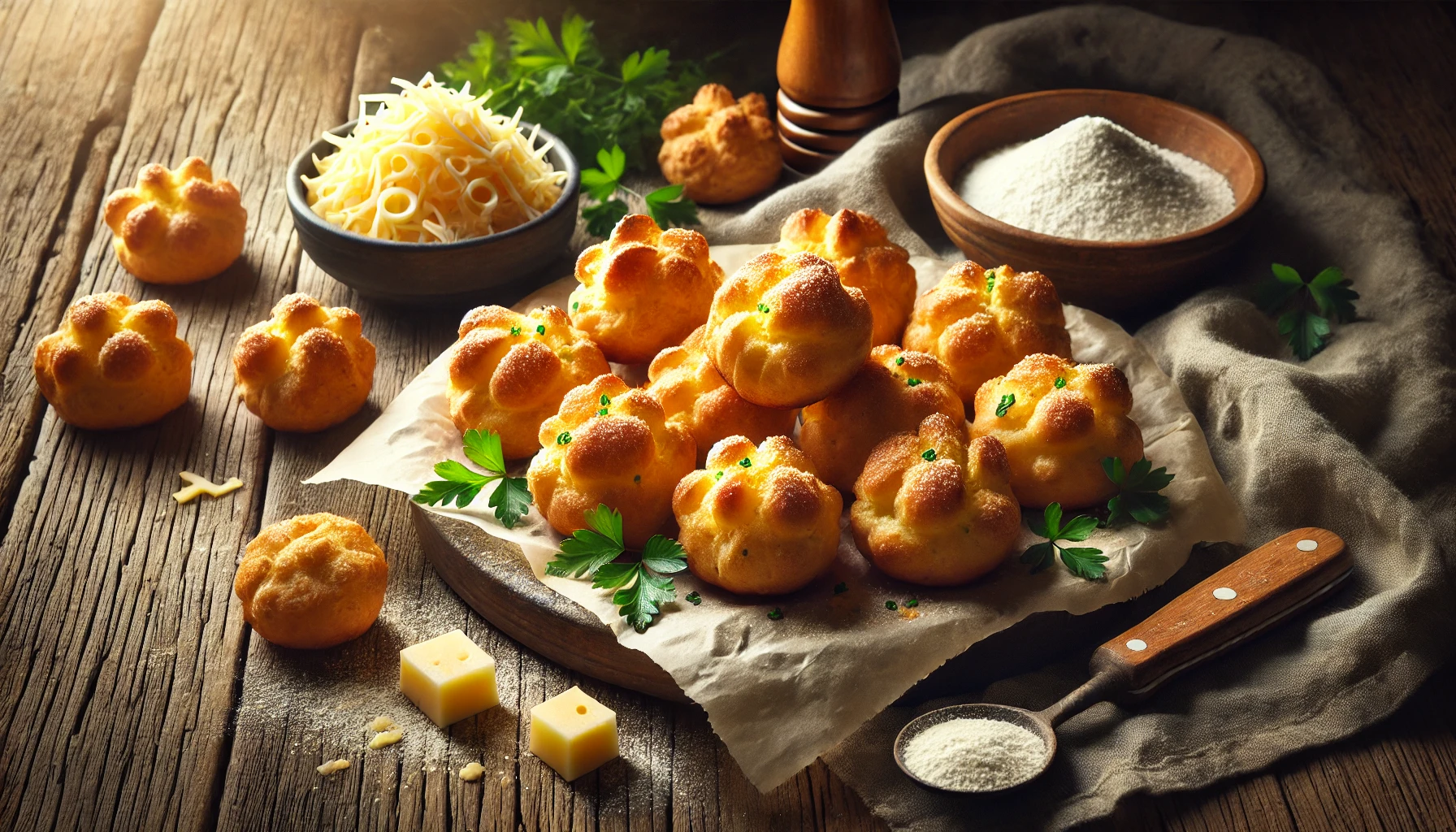 Cheese Gougères