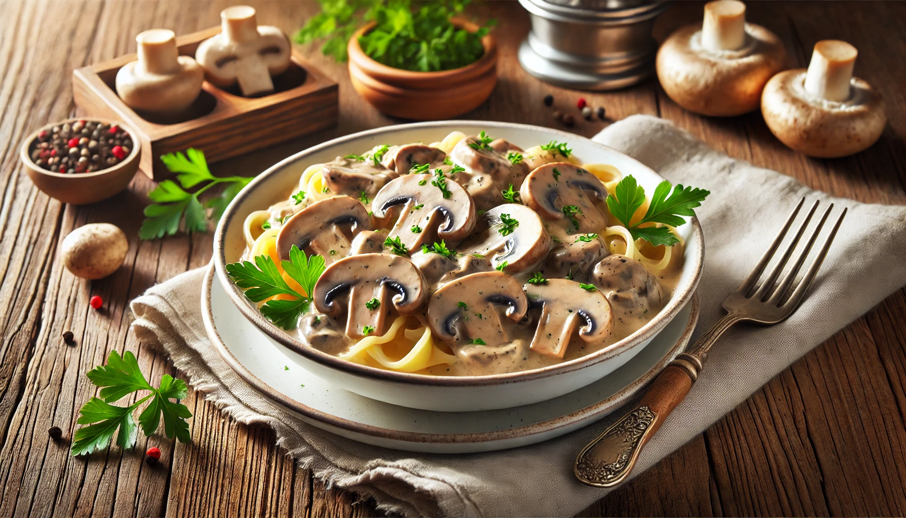 Mushroom Stroganoff